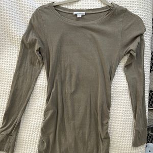 RECYCLED BRUSHED JERSEY COLUMN DRESS grey stone pigment size 0